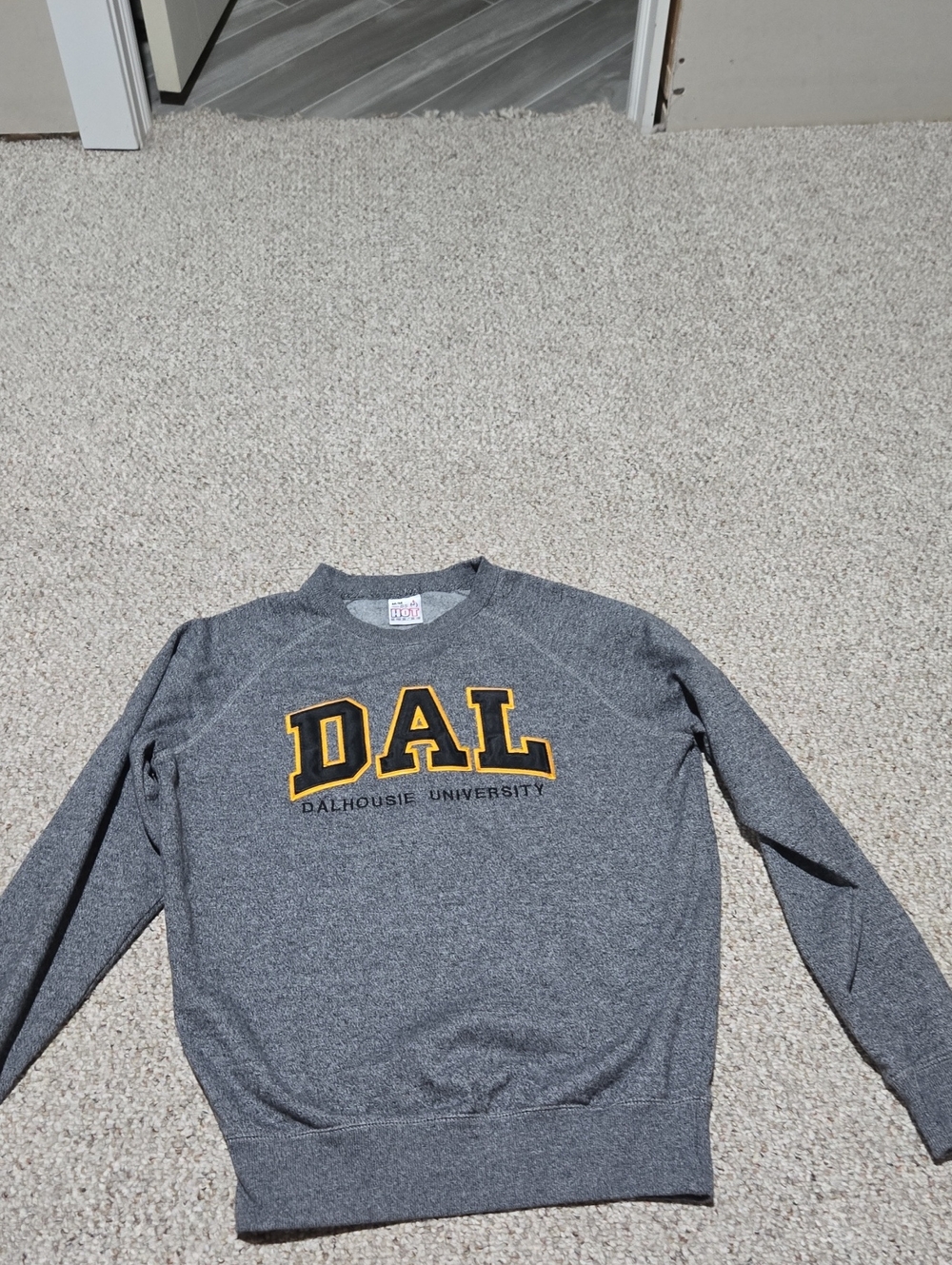 Hot Chillys DAL House University Gray Logo Sweatshirt Size Medium